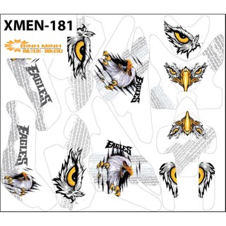 Tem trùm xe điện xmen mã 181 mắt đại bàng