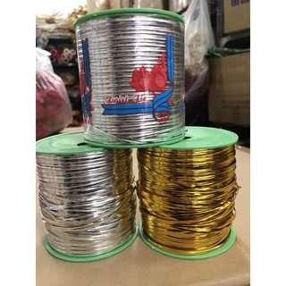 Cuộn dây kẽm, dây thiếc kim tuyến làm trong ngành hoa, làm hoa, buộc cố định hoa, buộc quà, làm quà tặng  500gram