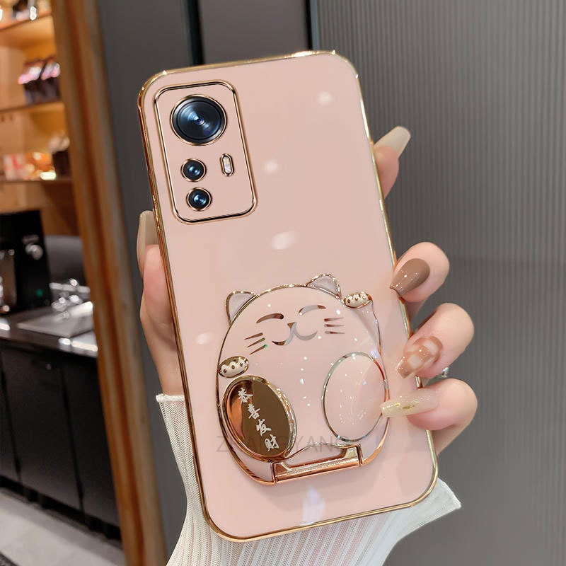 Ốp lưng xiaomi 12 xiaomi 12 Pro xiaomi 12T Pro xiaomi 12 lite ốp điện thoại TPU Silicon Mềm Họa Tiết Mèo 3D Có Giá Đỡ Cho xiaomi 12 xiaomi 12 Pro xiaomi 12T Pro xiaomi 12 lite