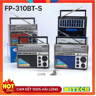 ĐÀI RADIO FP 310BT-S bắt sóng tốt tích hợp sạc năng lượng mặt trời. BH: 12 tháng