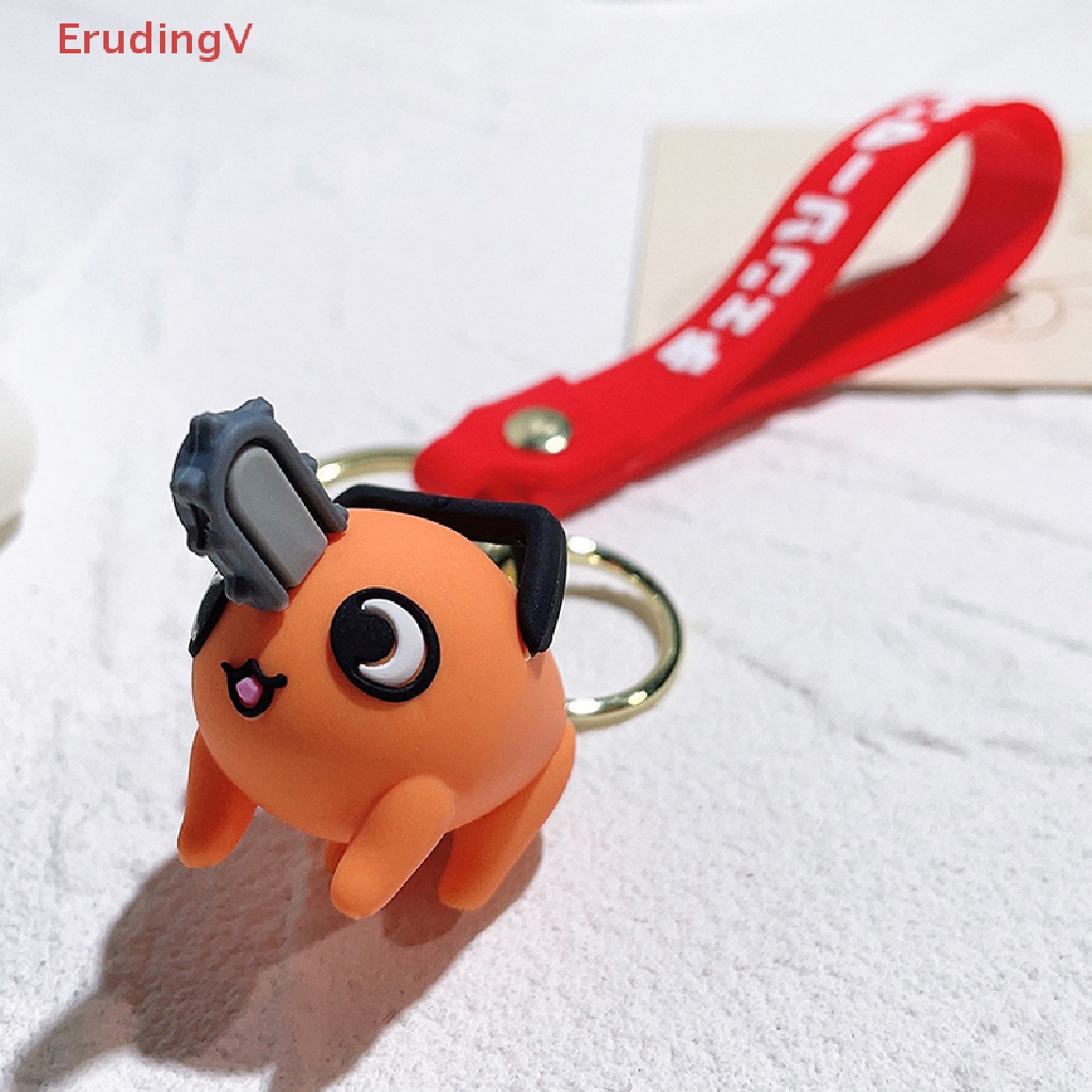 [ErudingV] Móc Chìa Khóa Bằng Silicon Hình Búp Bê Hoạt Hình Denji Pochita Dễ Thương Cho Ba Lô [Mới]