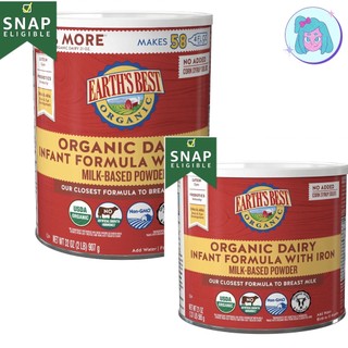 Sữa earth’s best organic đỏ 595g - 907g của mỹ