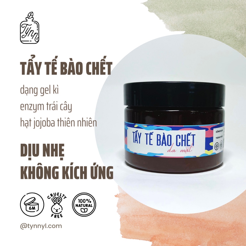 Tẩy Tế Bào Chết Mặt Dạng Gel Kì Dịu Nhẹ Có Hạt Jojoba