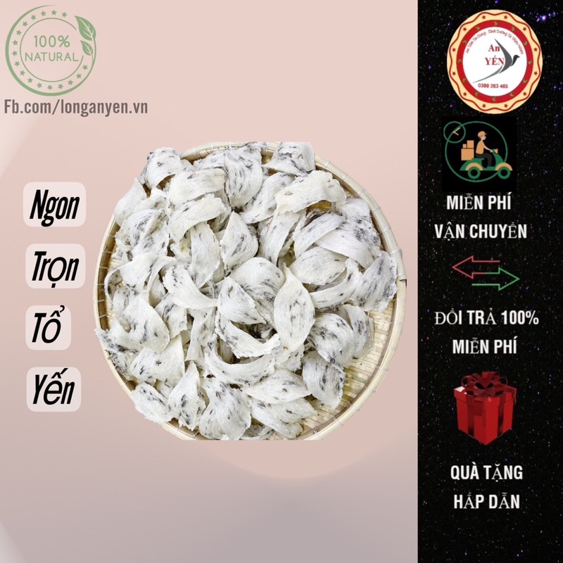 10gTổ Yến Thô- An Yến- Yến sào nguyên chất chuẩn Việt tại nhà Yến Long An: 10-30g