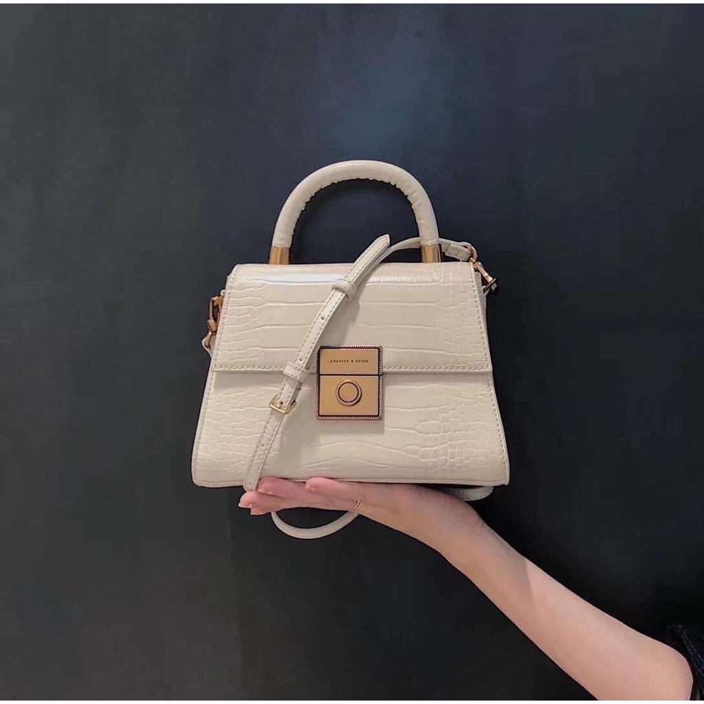 Túi xuất dư CNk khóa tròn quai xách siêu xinh