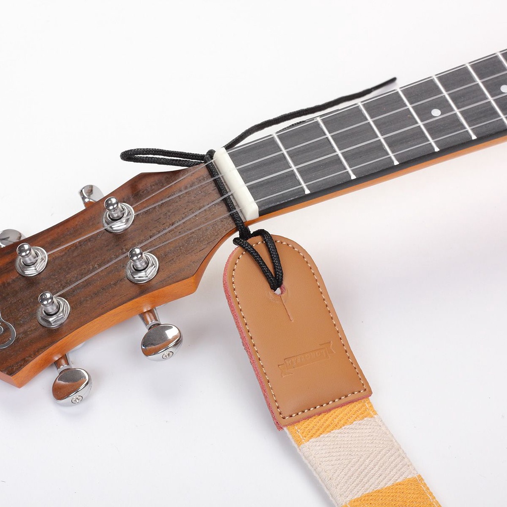 Dây Đeo Đàn Ukulele Bằng Da Cotton 2 Màu Tùy Chọn