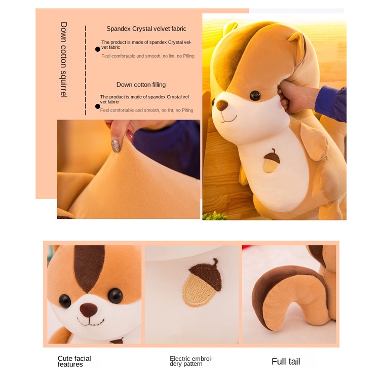 Đồ chơi nhồi bông Hình Chuột Hamster Dễ Thương