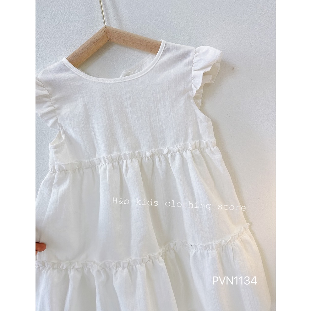 Váy trắng cánh tiên bé gái