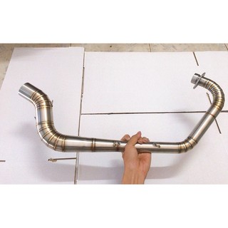 Cổ Pô 2 khúc from Drag Nlk size 34mm gắn Ex150 winner sonic satria Raider DoChoiXeMay