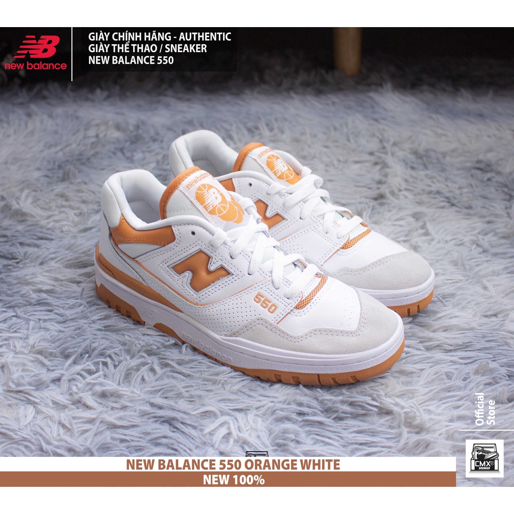 Giày New Balance 550 ORANGE WHITE - AUTHENTIC 100%