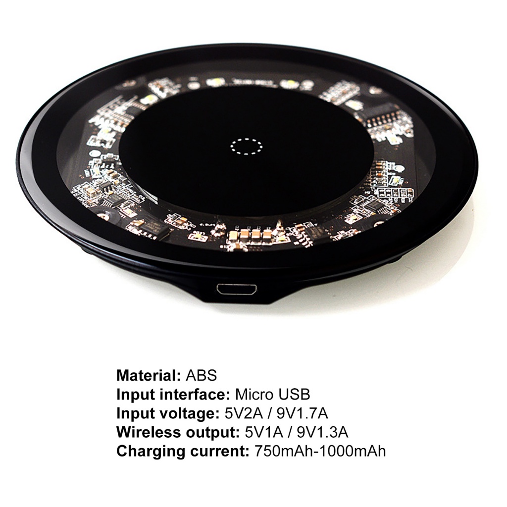 Đế Sạc Không Dây USB 10W 15W Hình Hoa Hướng Dương Cho Điện Thoại Thông Minh