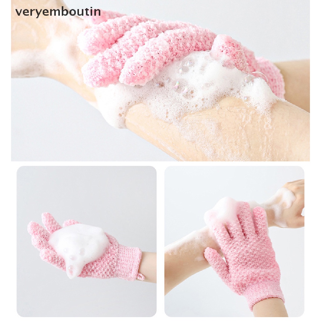 1 Đôi Găng tay đi tắm Năm Ngón Tiện Lợi