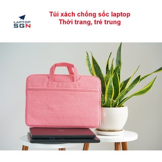 [Ship hoả tốc] Túi Chống Sốc Macbook, Laptop, IPad Chống Nước Có Quai - Túi xách đựng laptop đẹp mỏng nhẹ cho nam nữ