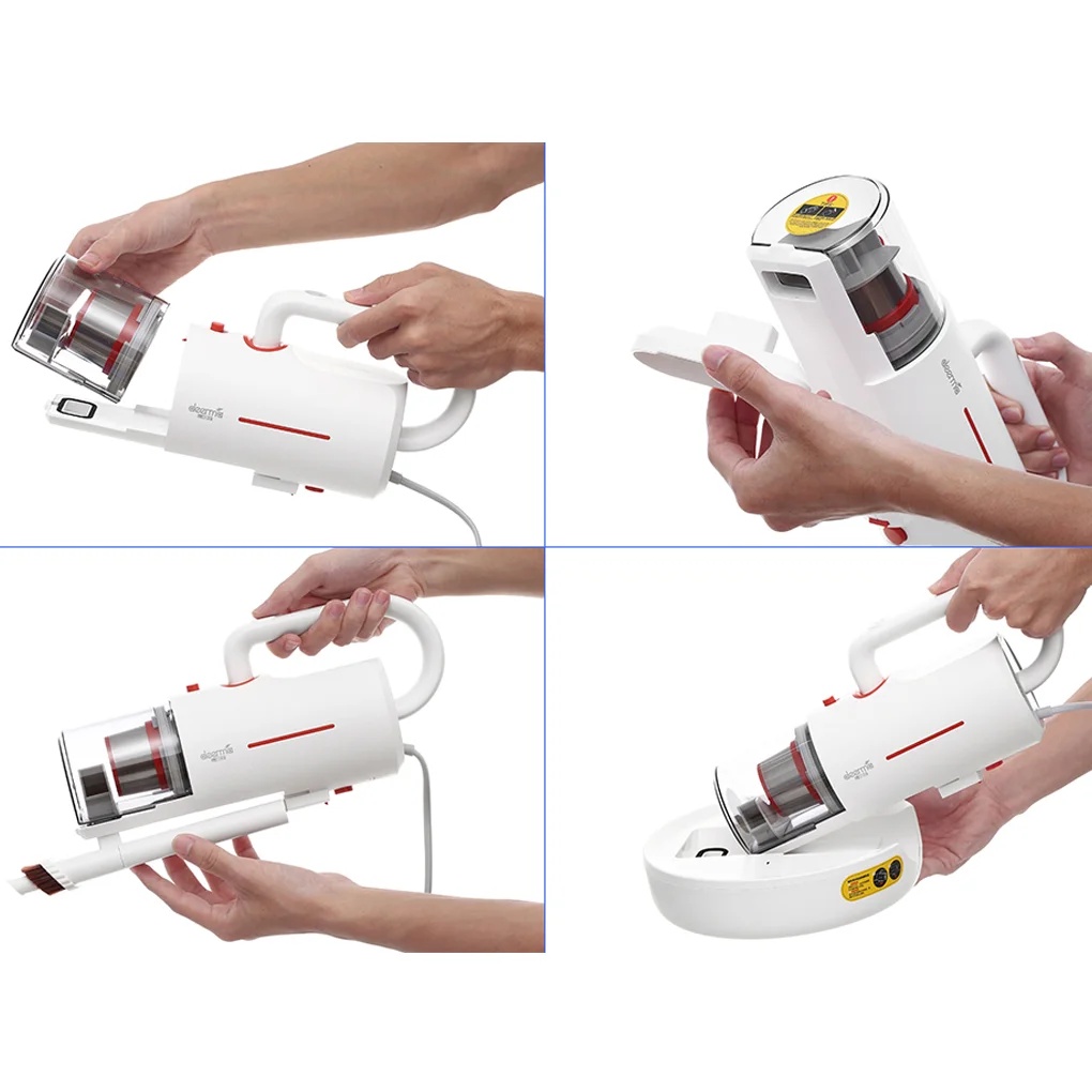 Máy Hút Bụi Cầm Tay Đa Năng DEERMA DEM CM1300 【Lực hút 12000PA ◆ Đèn UV diệt 99.9% vi khuẩn】