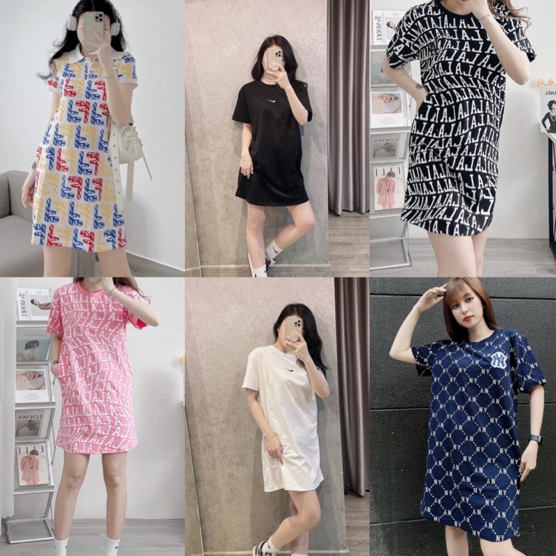 (ảnh thật) Váy Color Block d/as và m/ lb đủ mẫu hàng chuẩn 1:1