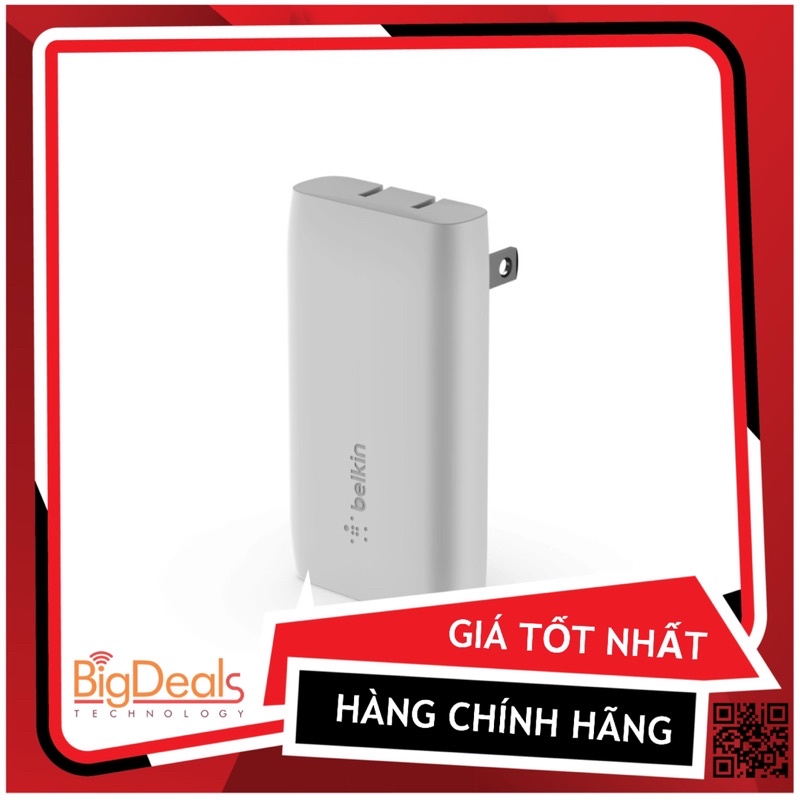 Củ sạc tường Belkin Boost Charge Pro 30W WCH008, BigDeals VN