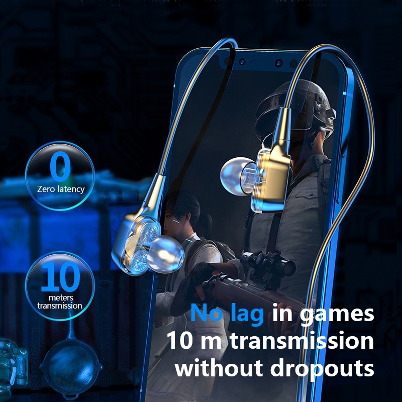 Bộ Tai Nghe Thể Thao Không Dây Bluetooth 5.2 TWS IPX9 Chống Nước Có Mic