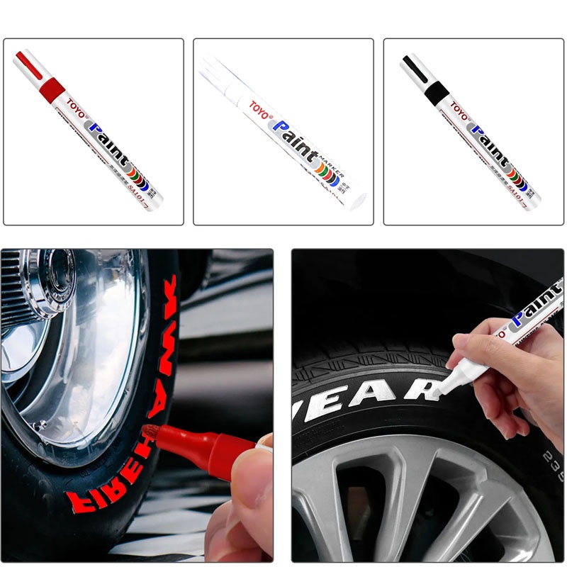 Bút Repaint sơn, tẩy trắng, làm mới phục hồi siêu tốc bề mặt cao su cho giày dép, lốp xe ô tô