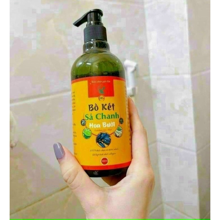 Dầu Gội Bồ Kết Sả Chanh Hoa Bưởi