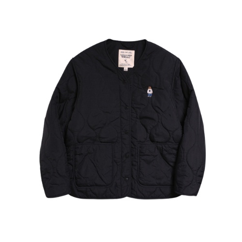 Áo khoác phao chần bông nữ Whoau authentic màu pastel nhẹ nhàng - Áo khoác chính hãng WHO.A.U mùa thu đông | WHJJD1201F