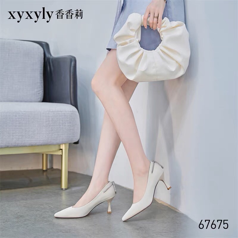 Giày cao gót 7cm có 2 màu xinh