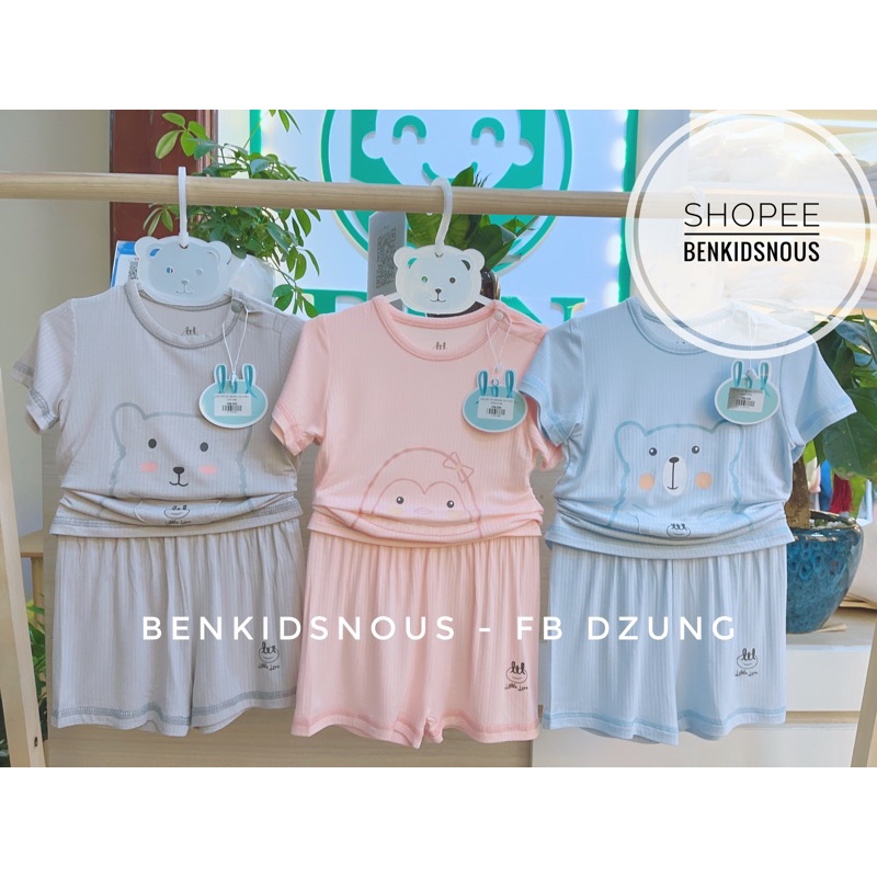 LIL LITTLE LOVE - Bộ cộc tay vải modal siêu mềm mát cho bé