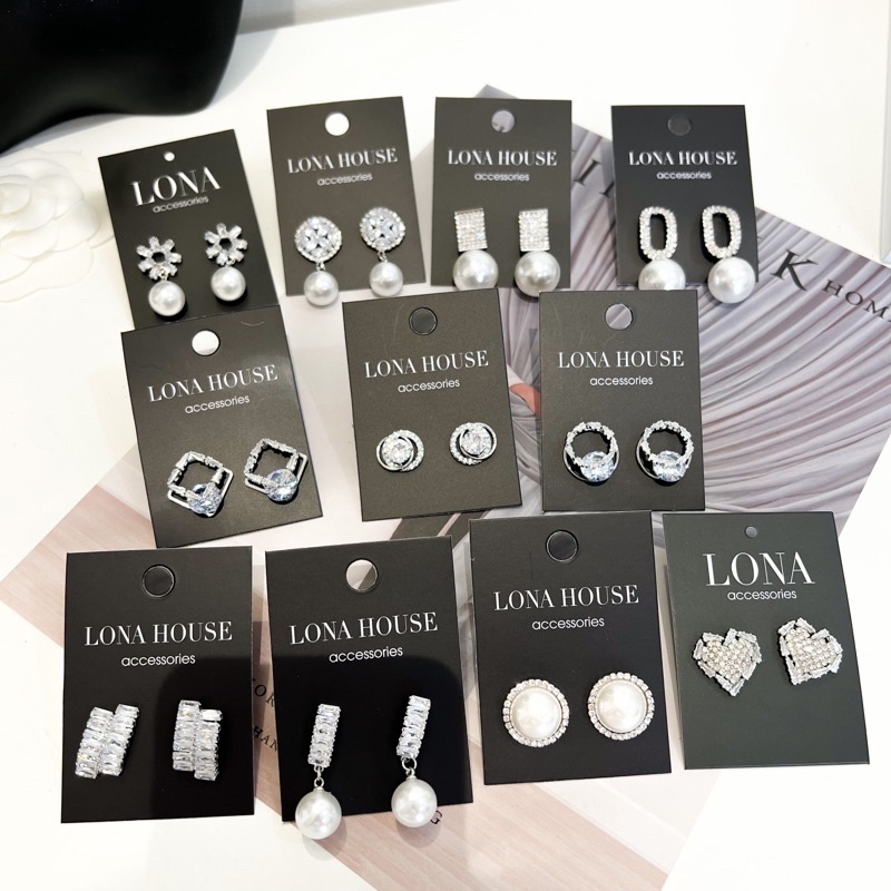 Khuyên tai bạc thời trang