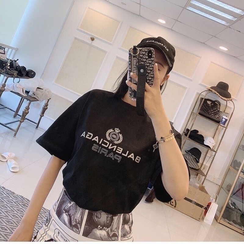 Áo Thun Cotton Balenci Nam Nữ Đang Hot