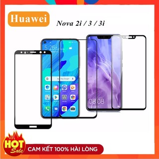 Cường Lực Huawei Nova 2i Nova 3 Nova 3i 9D FULL Keo Toàn Màn Hình, Không Hạt Li Ty