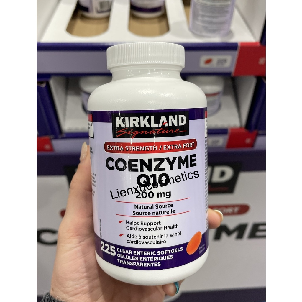 Viên uống bổ trợ tim mạch Coenzyme Q10 200mg ; 225 viên. HSD T6/2025(bill Costco Canada)