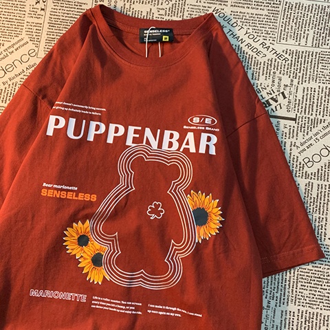 NRVP Áo Thun Tay Ngắn In Hình Thời Trang Đường Phố Hàn Quốc Mới Cho Nữ