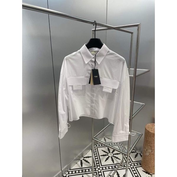 Áo sơ mi túi hộp fedi bản mới full tag