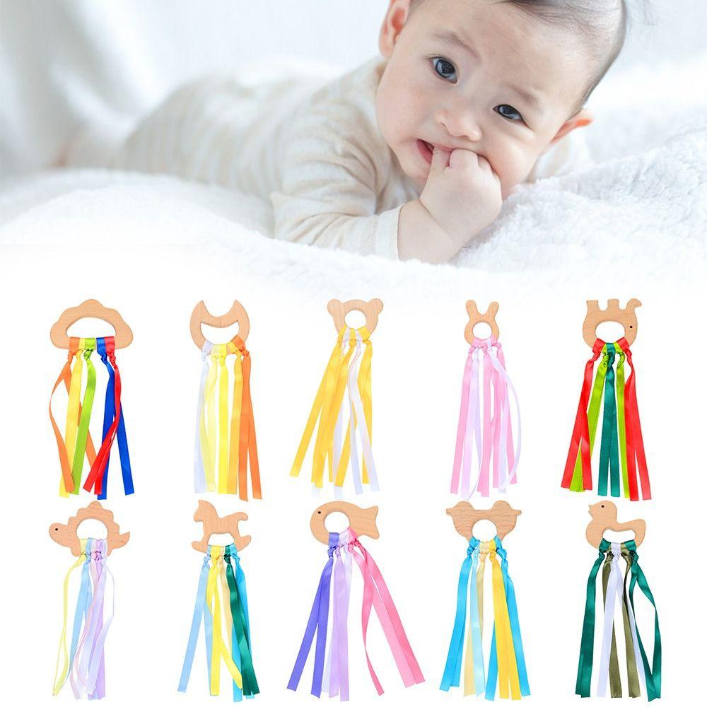 LAYOR1 Đồ Chơi Giáo Dục Cảm Biến Không Độc Hại Kèm Dây Ruy Băng Cầu Vồng Cho Bé