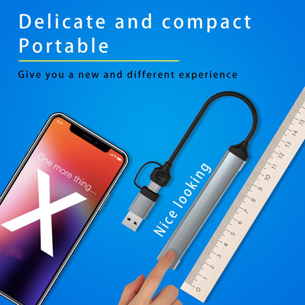 Bộ Chia Dữ Liệu USB Hub 5 Trong 1 Đa Năng Chất Lượng Cao