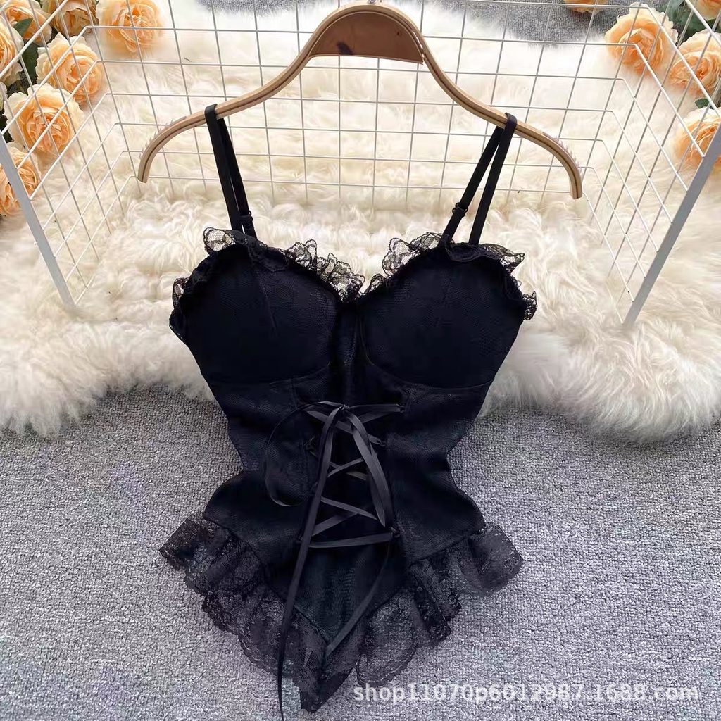 Áo Bra 2 dây viền ren sexy cực xinh có mút ngực Bra11 | BigBuy360 - bigbuy360.vn