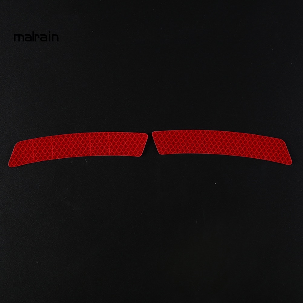 1 Cặp Miếng Dán Phản Quang Cảnh Báo Chống Va Chạm Cho Cửa Xe Hơi