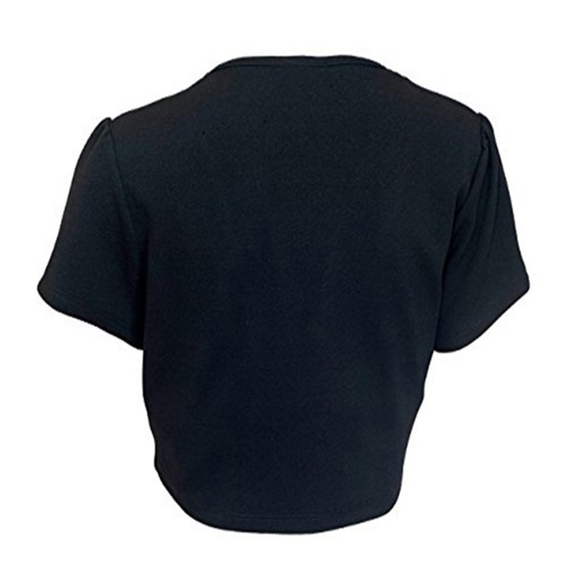 Áo Croptop Ngắn Tay Thời Trang Dành Cho Nữ