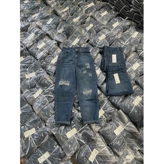 Quần jean baggy rách gối