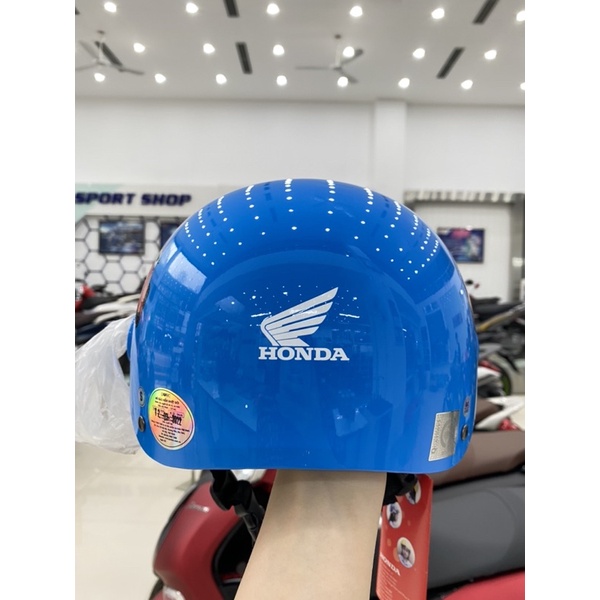 Mũ bảo hiểm trẻ em hình dễ thương Honda chính hãng xanh cao câp