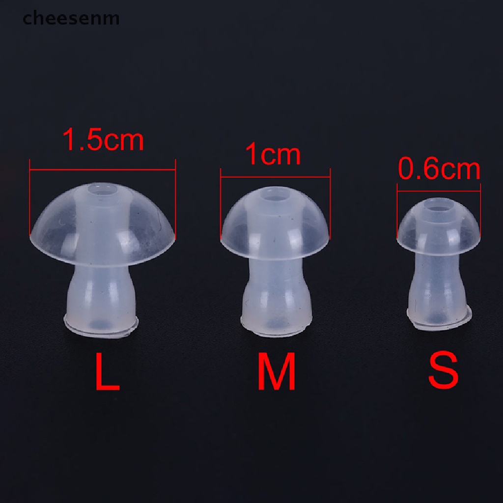 Set 5 Nút Bọc Đầu Tai Nghe Bằng Silicon Cho Máy Trợ Thính