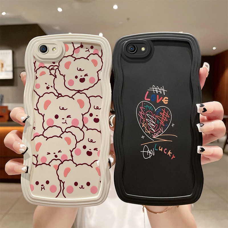Ốp lưng vivo y66 ốp vivo v5 Ốp Lưng Mềm In Hình Sóng Biển Hoạt Hình Cho vivo v5s y66 vivo v5