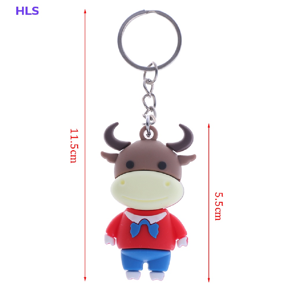 Móc Chìa Khóa Hình Búp Bê Bò Ox Năm 2021