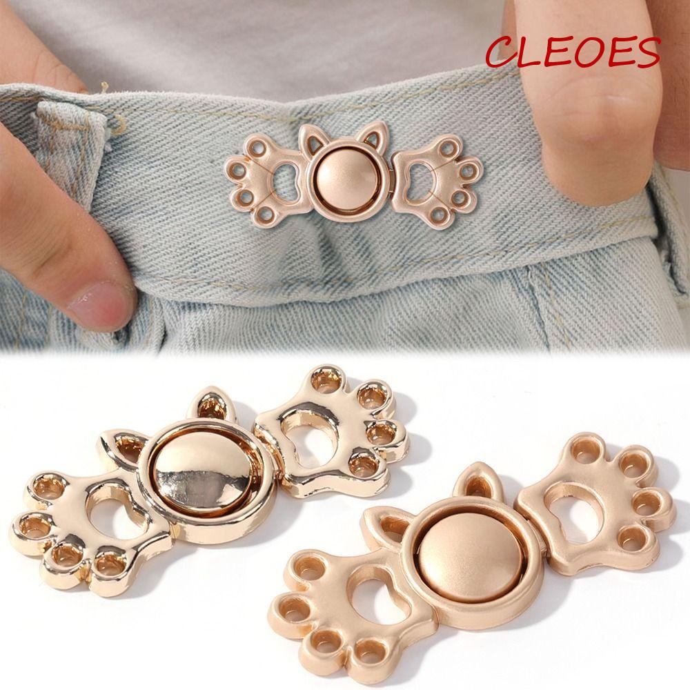 Ghim Cài Thắt Lưng Quần Jean Họa Tiết Chân Mèo Hoạt Hình Tinh Tế Thời Trang