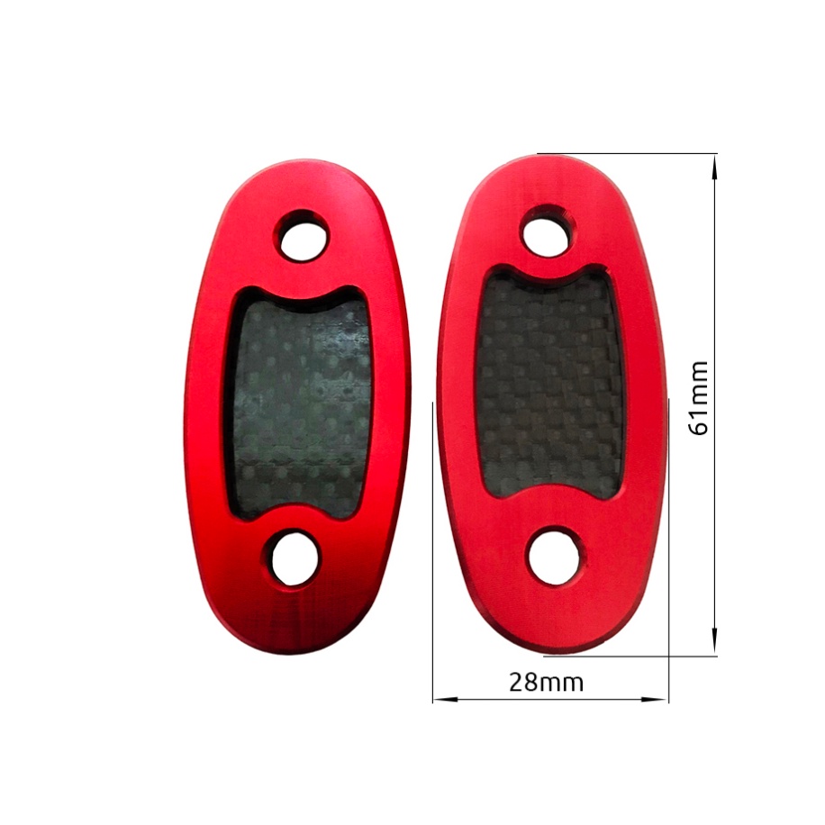 Ốp trang trí giá đỡ gương chiếu hậu xe mô tô thích hợp cho Honda Cbr250R Cbr300R Cbr500R Cbr650R Cbr650F