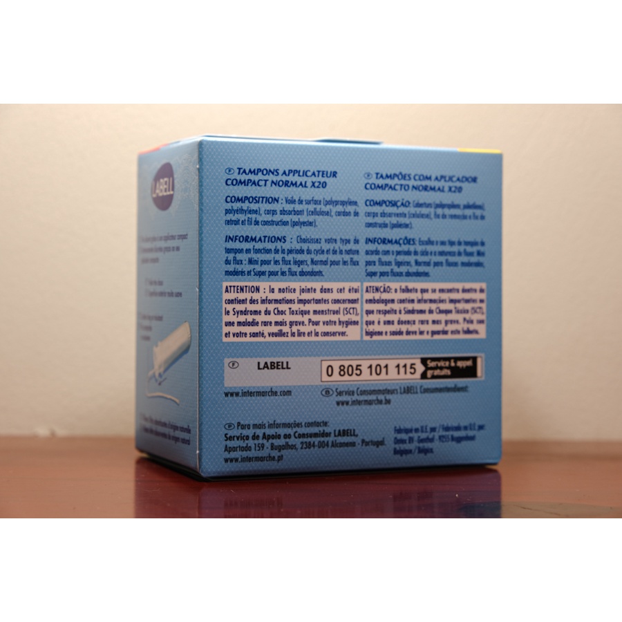 Tampon Labell dạng que ngày thường có cần đẩy  20M