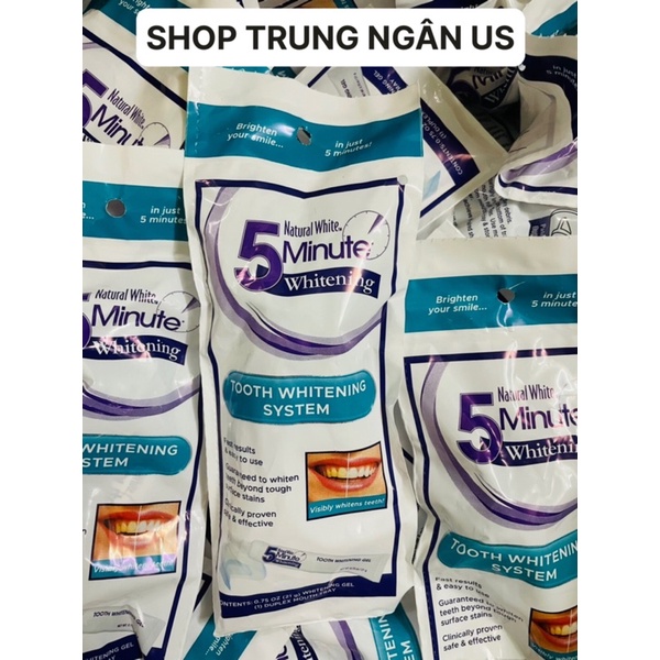 SET GEL TRẮNG RĂNG TOOTH WHITENING SYSTEM( 1 set 2 bịch)