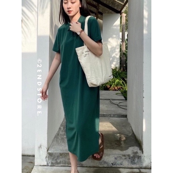 2END Váy cotton dài basic