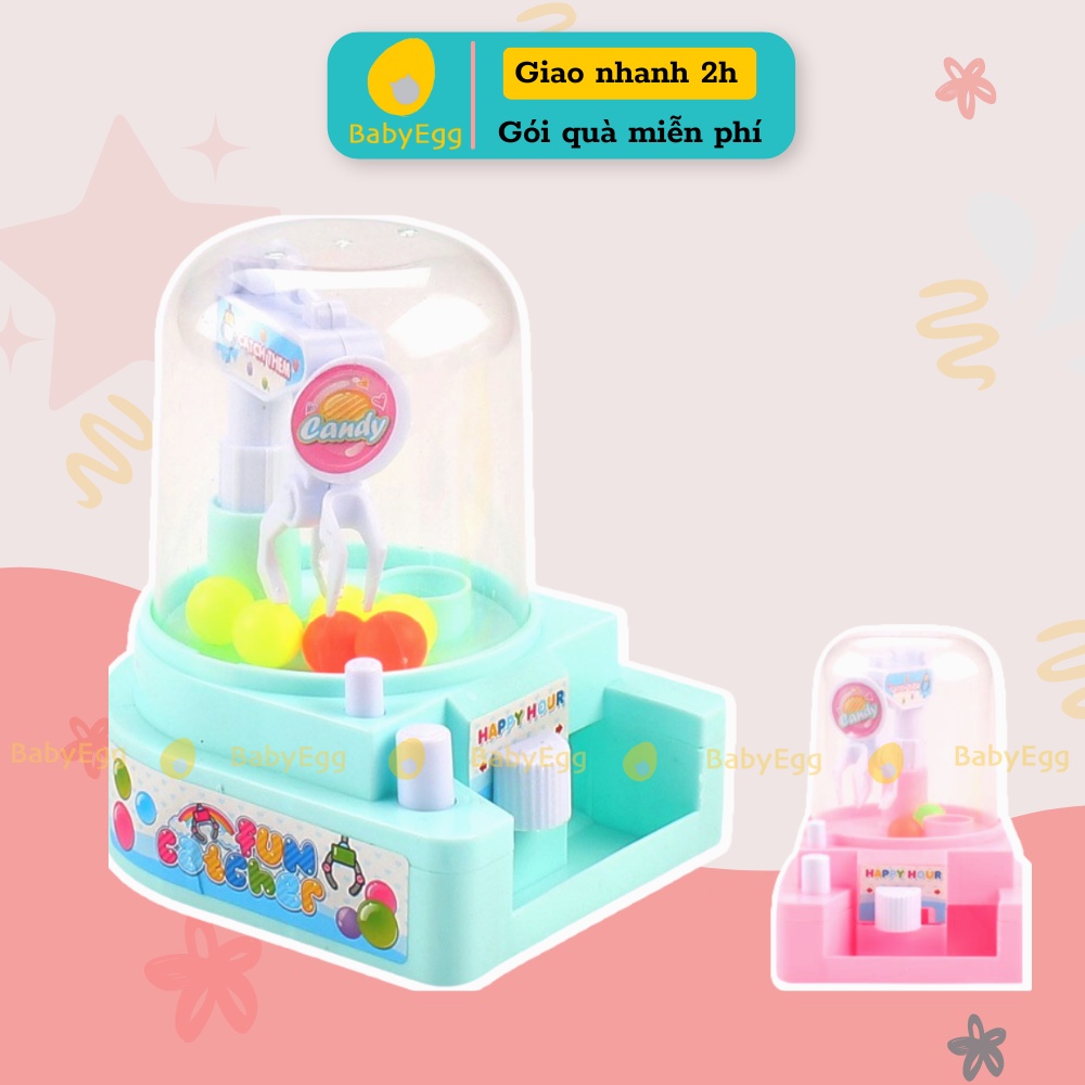 Máy gắp thú size lớn đồ chơi trẻ em tăng tương tác cho bé trai bé gái 3 4 5 6 7 8 tuổi babyegg baby egg