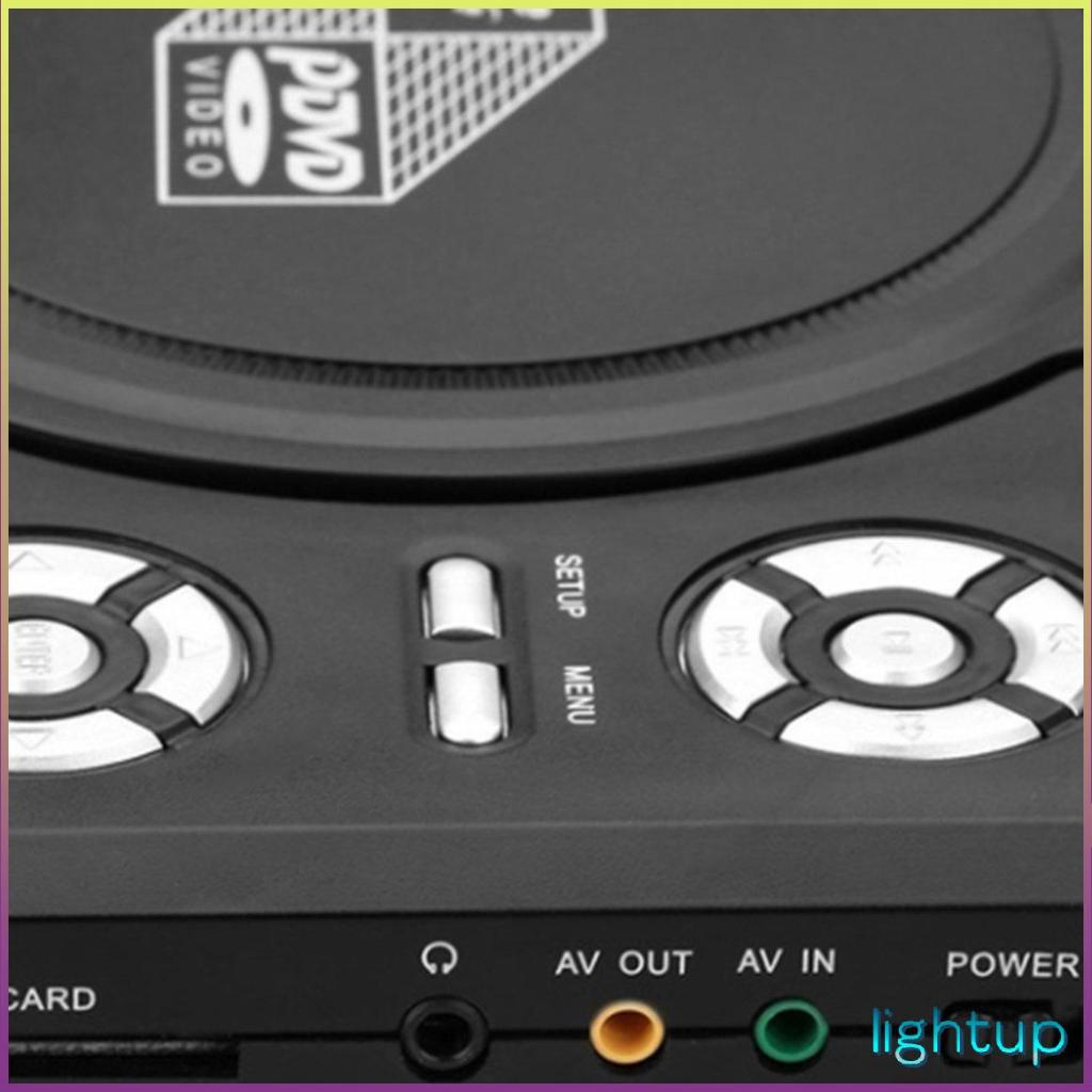 Dvd di động 9,8 inch với tivi mini tích hợp trong pin