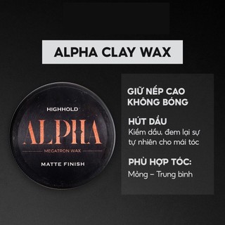 [Chính Hãng 100%] Sáp Vuốt Tóc Alpha Clay Wax 56g